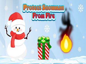 Snowman From Fire Online Game - Building Game