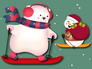 Ski Xmas Online Arcade Game