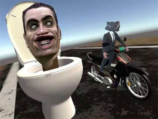 Skibidi Toilet Moto Bike Racing 2 Online Arcade Game