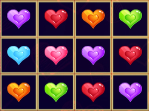 Sliding Hearts Match 3 Puzzle Game - Puzzle Game