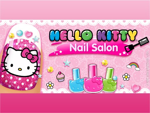 Hello Kitty Nail Salon Online Game - Kids Creative Game