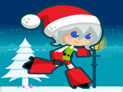 Santa Girl Runner Online Arcade Game