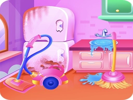 Full Kids House Home Clean Up Online Game Cleaning Game
