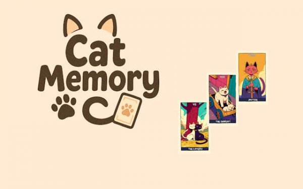 Cat Memory: Feline Pairs Card Game Online Puzzle Game