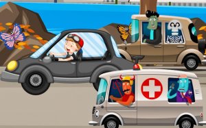 Santa Highway Dash: Arcade Racing