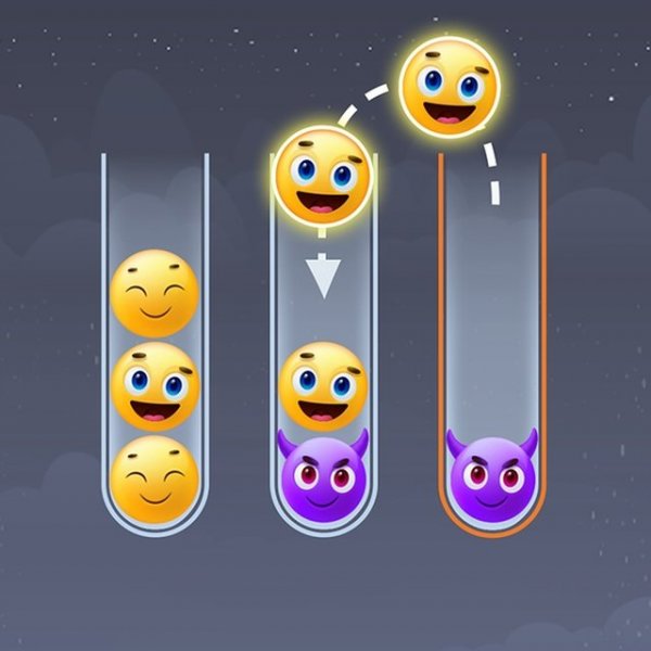 Emoji Sort Master Puzzle Game - Sorting Puzzle