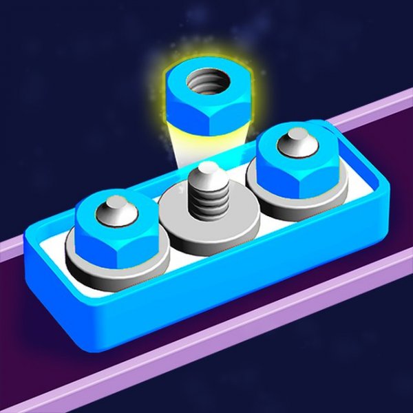 Nuts Stack Sort: Nuts & Bolts Puzzle Game - Sorting Puzzle