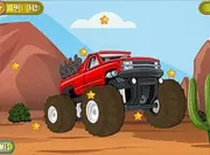 Monster Truck Hidden Stars Puzzle